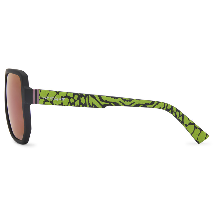 VonZipper Roller Sunglasses - Party Animals Lime/Chrome Fasthouse