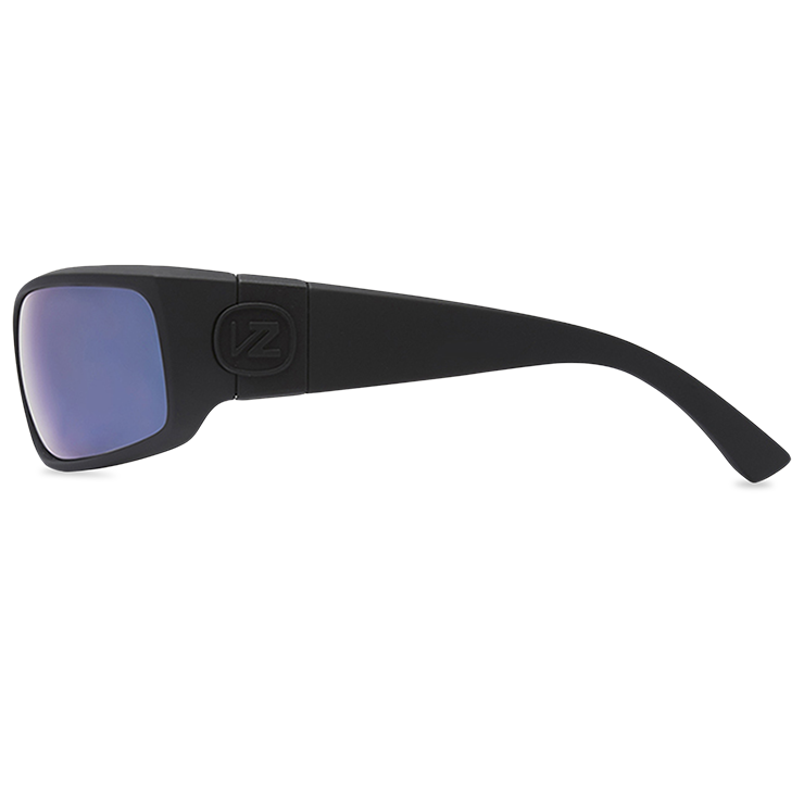VonZipper Kickstand Polarized Sunglasses - Black Satin/Blue Flash