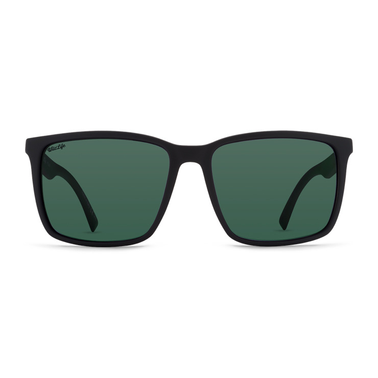 VonZipper Lesmore Polarized Sunglasses - Black Satin/Vintage Gray Fasthouse