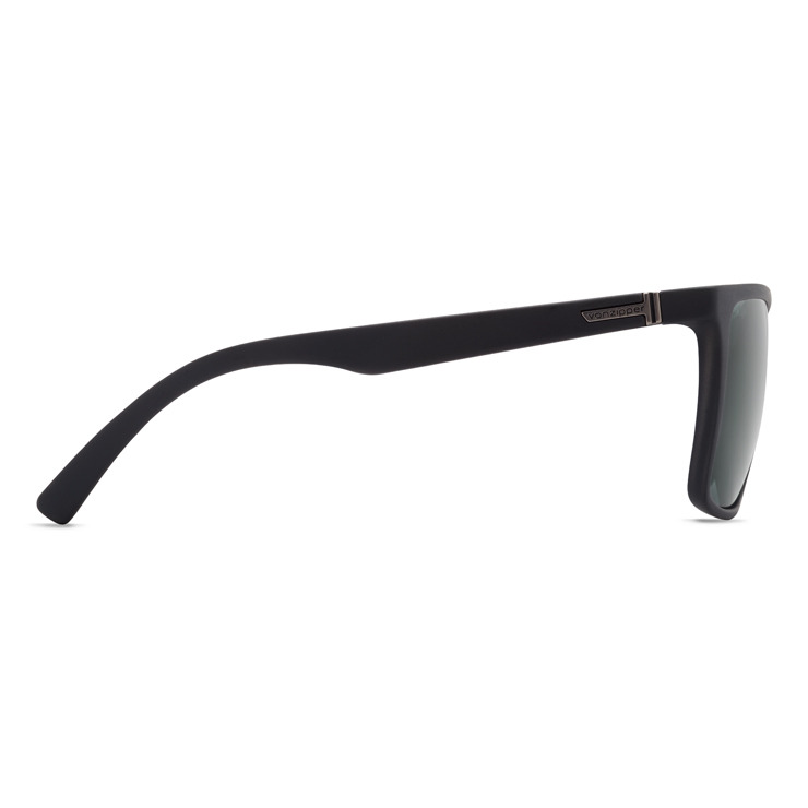 VonZipper Lesmore Polarized Sunglasses - Black Satin/Vintage Gray